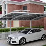 Rainproof Outdoor Aluminum Polycarbonate Carport