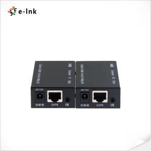 HDMI via CAT5e/6 Extender 60M with IR supports two-way infrared transmission