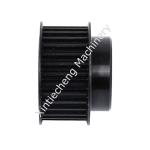 Black Aluminum Timing Belt Pulley Black Cast Iron Timing Wheel