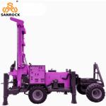 Hydraulic Water Well Drilling Rig Equipment 200m Rotary Borehole Water Well