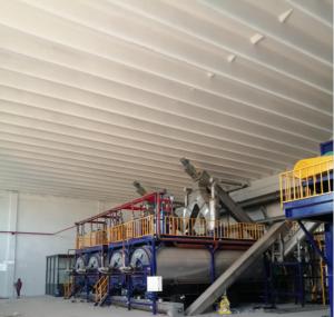 China Daily 60-80 Tons Carbon Feather Meal Processing Equipment factory