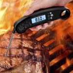 Waterproof Digital Cooking Food Thermometer 2-4s Response High Capacity Battery