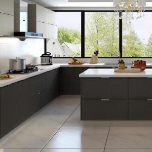 China Environmental Friendly Modern Kitchen Cabinet Complete with Faucet Accessories factory