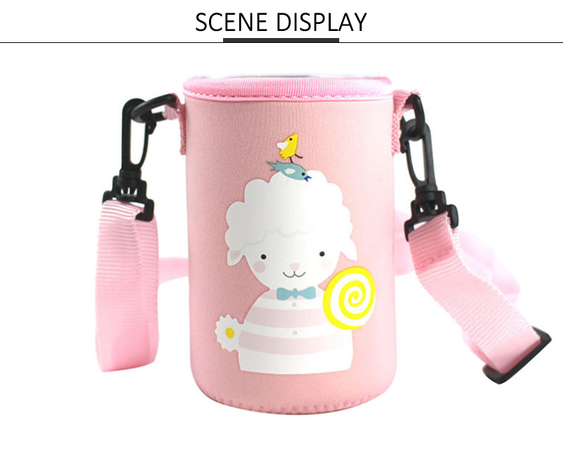 L7.2*H12cm Neoprene Water Bottle Sleeve For Outdoors
