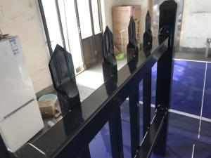 China 2.1m (H) *2.4m (W) Spear Tubular Garrison Australia Steel Fence factory