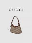 Small GG Supreme Canvas Leather Underarm Shoulder Bag GUCCI Ophidia
