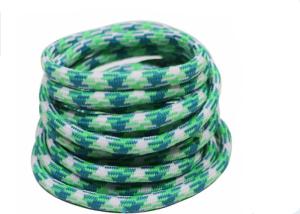 China 100% Polyester Elastic Cord String Colorful Braided Rope Logo Printed factory