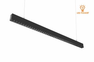 China Indoor Suspended Black Linear LED Light Modern Office factory