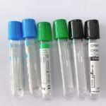 Medical Lab Use Blood Sample Bottles Green Blue Color For Blood Collection