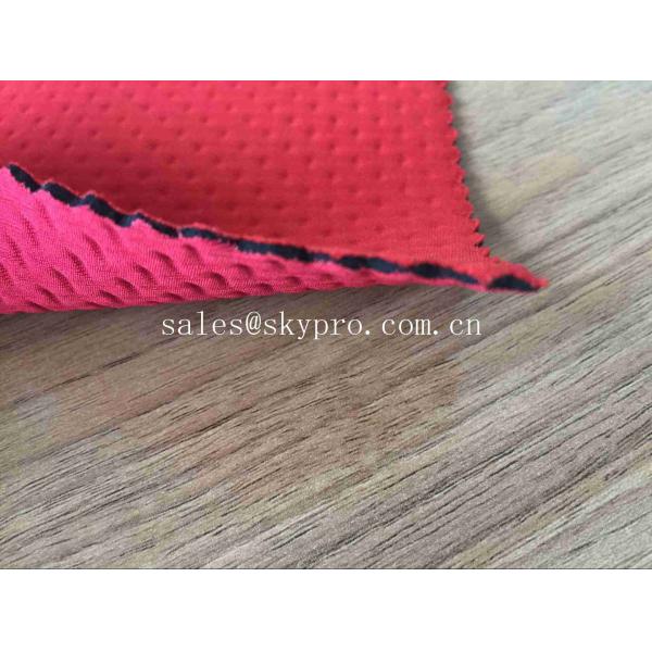 China Custom Pattern Foam Sponge Polyester Knitted Laminated Neoprene Fabric factory