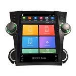 12.1 Inch Tesla Vertical Screen Car Dvd Radio Player For Toyota Highlander