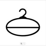 PP Plastic Scarf Hanger , Fabric Display Round Scarf Hanger