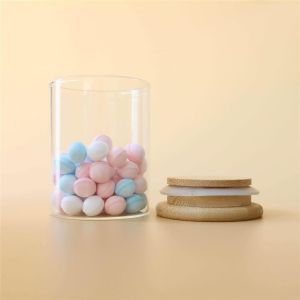 China High Temperature Resistance Glass Jar High Borosilicate Glass Jar Packaging on sale
