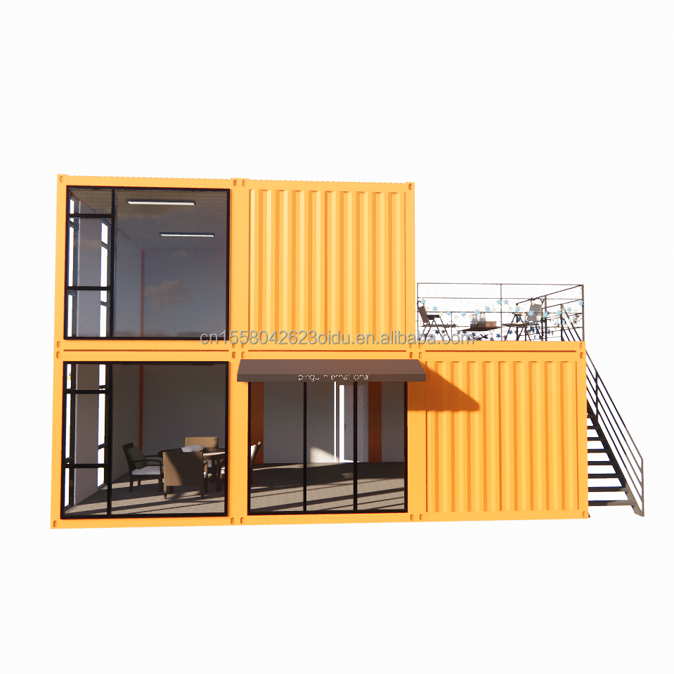 20ft Flat Packaging Sturdy and Durable for Bathroom Outdoor Container Storage Room Glass