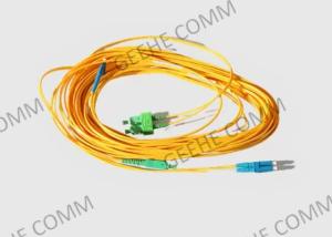 China FTTH Indoor 2.0mm PVC Single Mode SC UPC Fiber Optic Jumpers factory