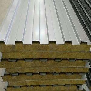 China caravan wall cladding 1150 type 50mm rock wool sandwich container house panels factory