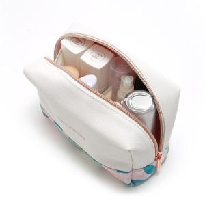 China Wholesale Cheap Multi-Function Travel Pink White Cosmetic Wash Bag factory
