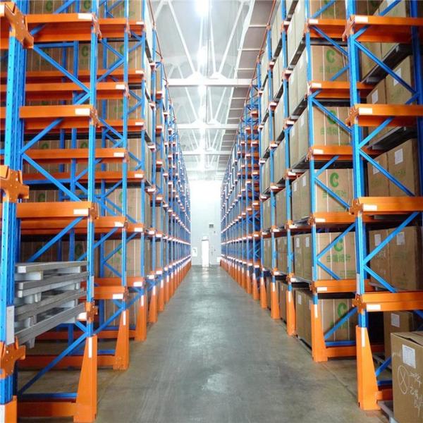 Warehouse Storage Drive In Pallet Racking Powder Coating Heavy Duty Industrial