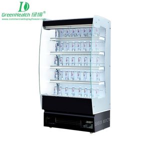 Multdeck Upright Open Display Refrigerator With Inside Remote System