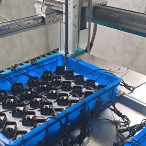 Precision Two-Part Adhesive Potting Machine for Power Adapters