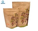 Stand Up PLA Biodegradable Packaging Bag Food Grade