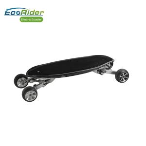 China Light Weight 1000W 4 Wheel Skateboard With Bluetooth Remote Control factory