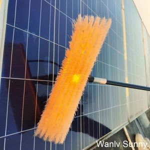 China 55cm Big Head and 11.4 M Carbon Fiber Telescopic Handle Water Spray Brush for High Altitude Solar Panel Cleaning on sale