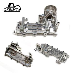 China 4M40T 4M40 Oil Cooler Cover Engine Radiator Cover ME204277 factory