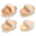 Natural Copper Fibers Vegan Bristle Wooden Body Massage Brush 0.15kg