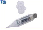 Transparent Plastic Syringe USB Pen Drive Hospital Promotional