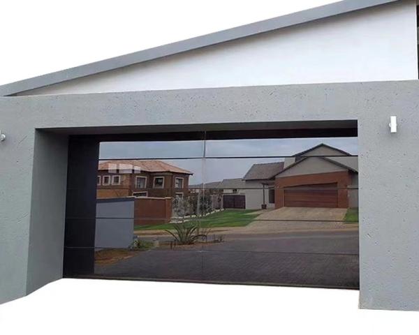 100% Transparency Clear Glass Garage Door Electric Roller Shutter