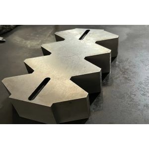 D2 Material Shredder Blades For Tyre Recycling Shredder Machine