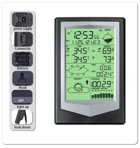 China ±1.0°C Temperature Accuracy Wireless Sensor For Indoor And Outdoor Weather Monitoring factory