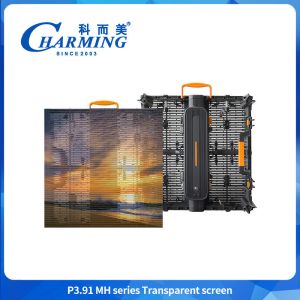 Full color 3D P3.91MH Series Transparent Screen Ultra-thin Waterproof led wall