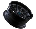 24 Inch 5x112 3 Piece Wheels Matt Black Aluminum Alloy OEM