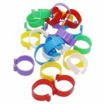 Customized Size Animal Poultry Leg Rings For Farm Animal Tracking Management