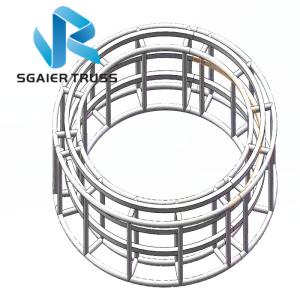 China 1m Height Revolving Truss For Led Screen 360 Degree Rotation truss machinery stage truss factory