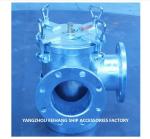 FH-BLS100A CB/T497-94 Marine Right Angle Seawater Filter - Right Angle Suction
