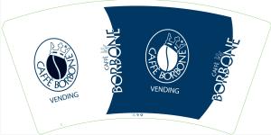 China 145gsm 160gsm PE Coated Paper Cup Fan Recyclable Customized Logo factory