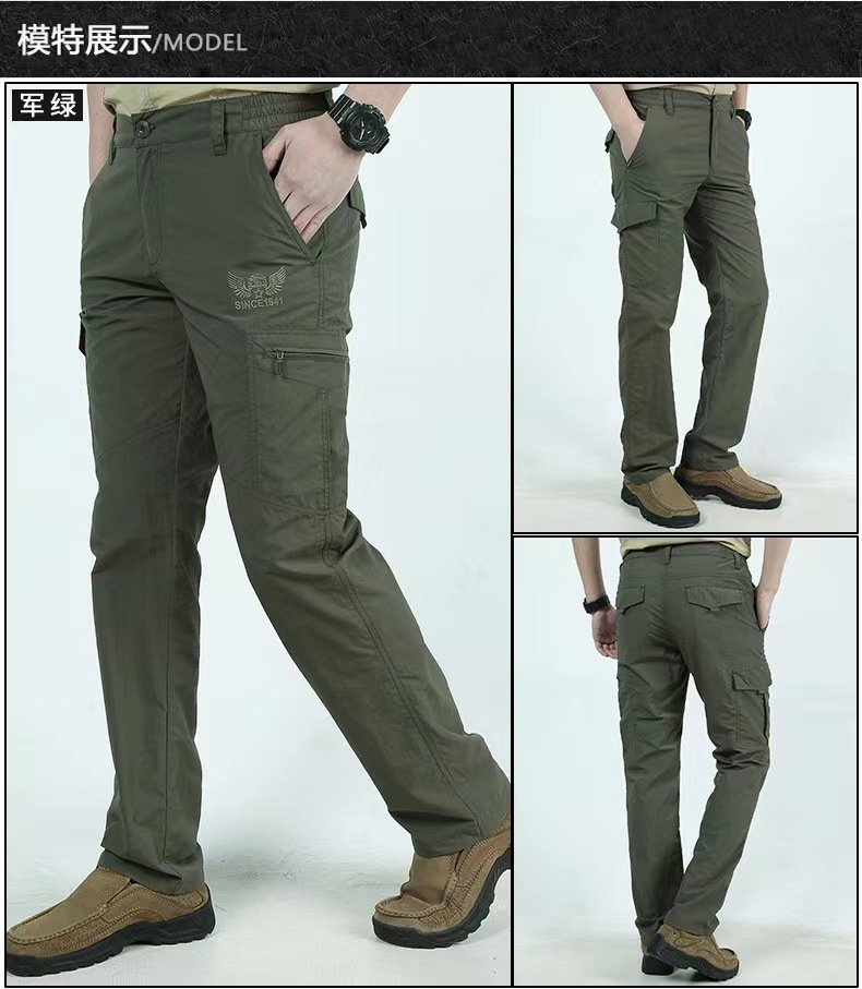 Camouflage Style Outdoor Woodland Combat Pants Overalls for Sports Tactics Customization