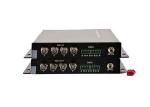 4CH HD SDI Fiber Converter 1 Fiber Optical Port 4 BNC Ports