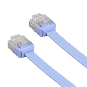 China RJ45 Ethernet Cat5e Flat Cable HDPE BC For Instrumentation Stranded factory