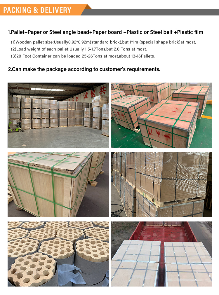 Long Life Sinter Zircon Corundum Brick for Glass Kiln in Customers' Requirement Size