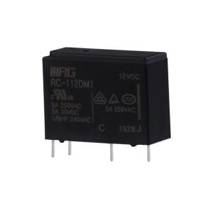 China 5A SPST PCB Mount Relay 12VDC 4 Pin Power D Micro Power RC - 112DM1 For Car factory