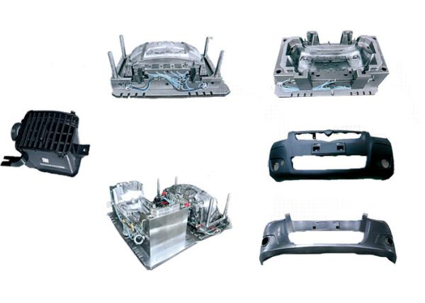 Interior Plastic Injection Spare Auto Parts Mould For Auto Bumper Mould