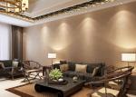 Embossed Retro Vintage Wallpaper , Contemporary Home Interior Wallpaper