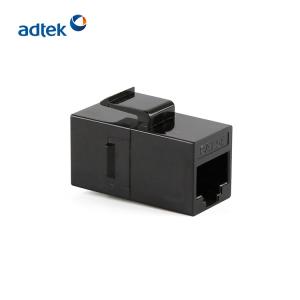 China UTP Cat5e Ethernet Keystone Jack RJ45 Inline Coupler CE Approved factory