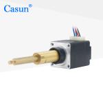 0.6Amp Nema 8 Lead Guide 19.05 Lead Screw Stepper Motor Tr3.5x0.6096 For Medical