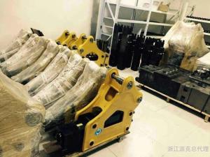 China Hydraulic Excavator Equipment Parts Breakers Long Lifespan 195mm Chisel Diameter factory