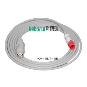 China Biolight 4 Pin Blood Pressure Monitor IBP Medical Cable 3.2 Meter factory